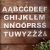 Dowolne litery alfabetu 3cm z beermaty 25 sztuk