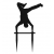Taniec HIP HOP freestyle Dance tancerz TOPPER pozycja figurka