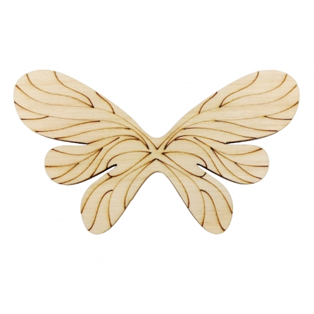 Skrzydła wróżki motylka makrama baza 9cm 5sztuk